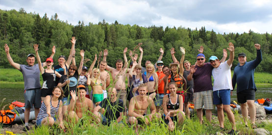 Компания "Элком-Электро" на Волге: традиционный летний отдых!