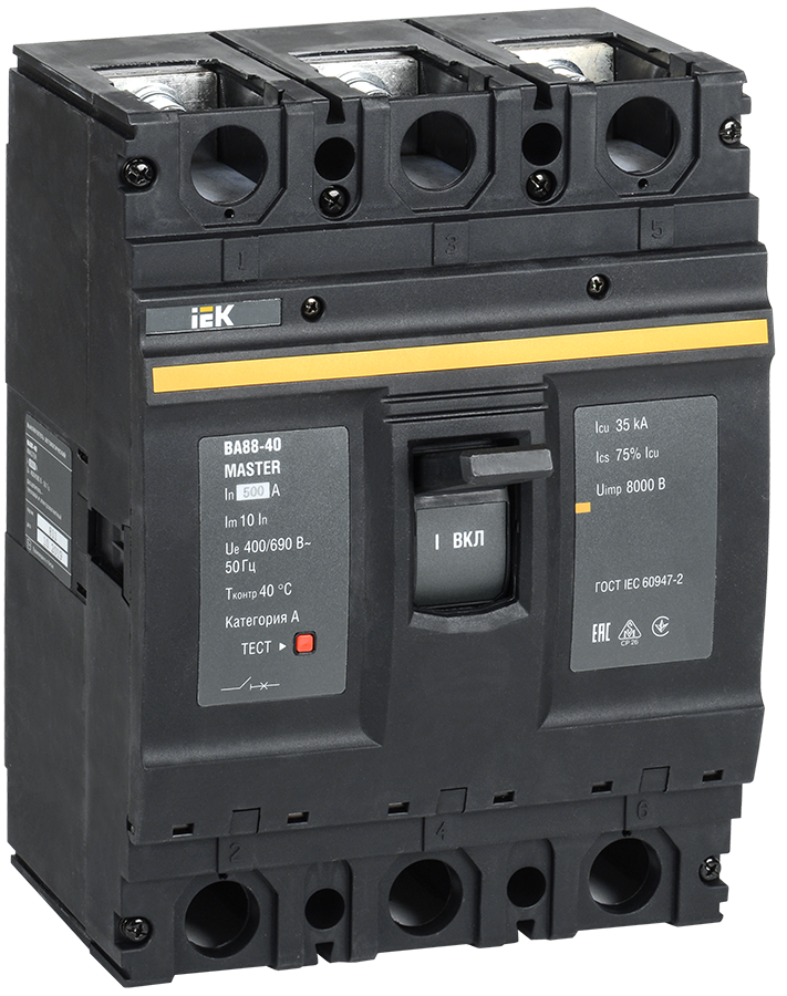 ВА88 MASTER на токи от 16 до 800А 